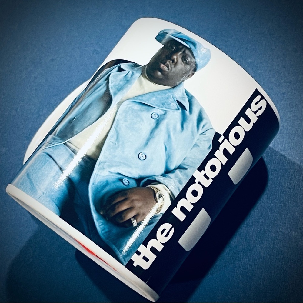 The Notorious BIG Biggie Hip Hop 90’s 11oz White Mug NEW